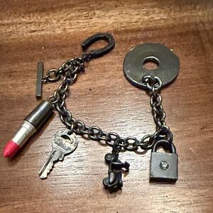 RARE Vintage MAC Cosmetics Charm Bracelet